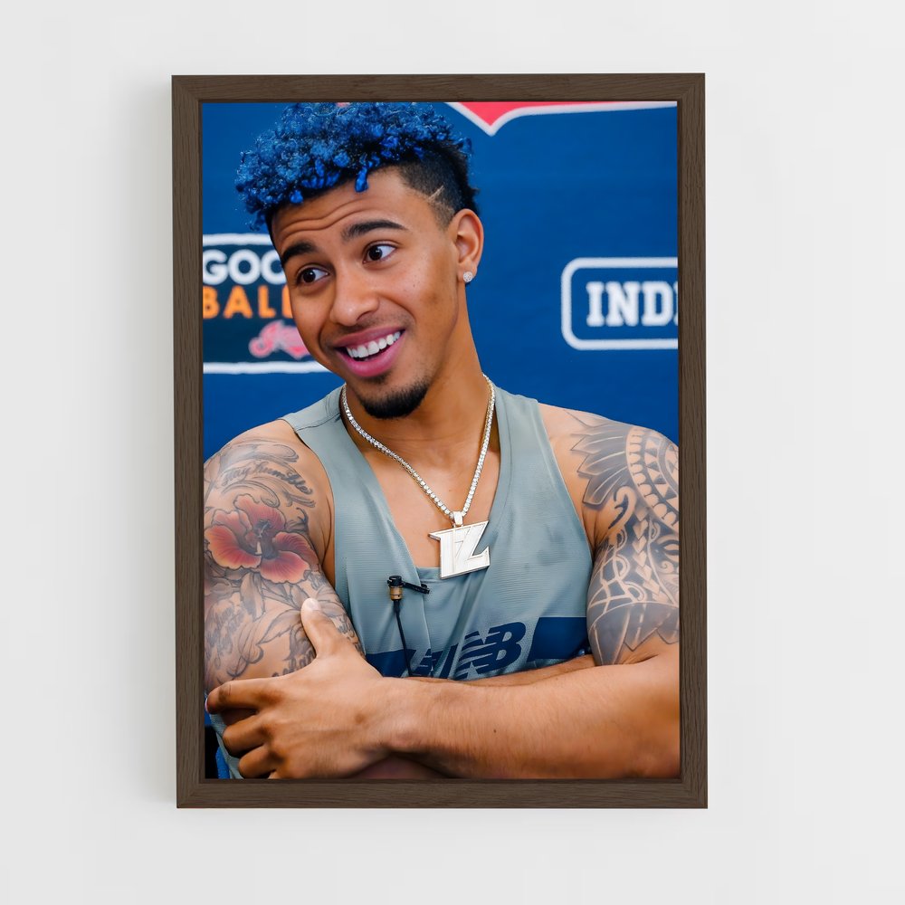 Poster Francisco lindor – affiche Baseball (vue 5)